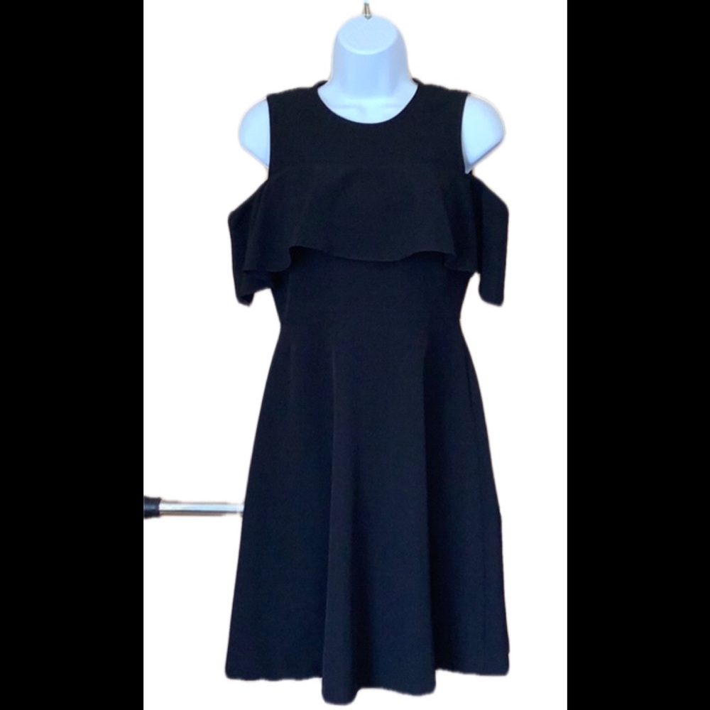 Nannette Lepore Black Cold Shoulder Dress